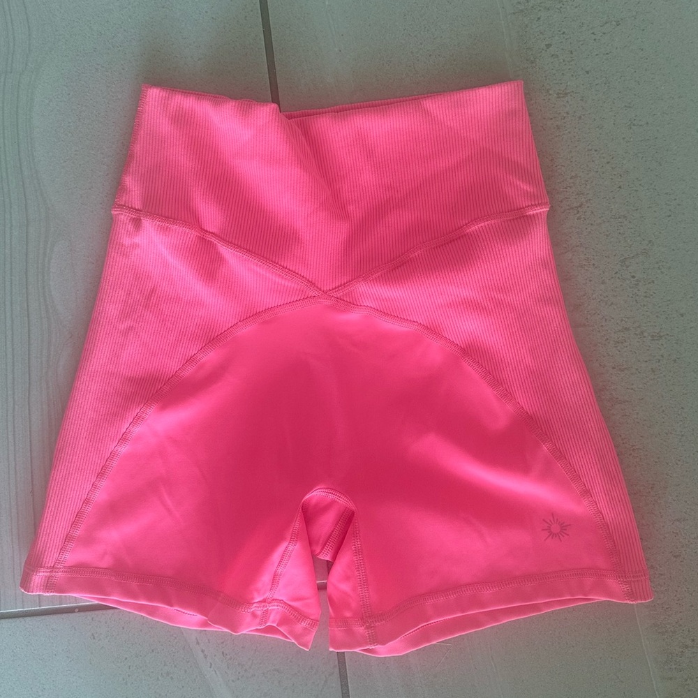 Aerie Bright Pink Bike Shorts